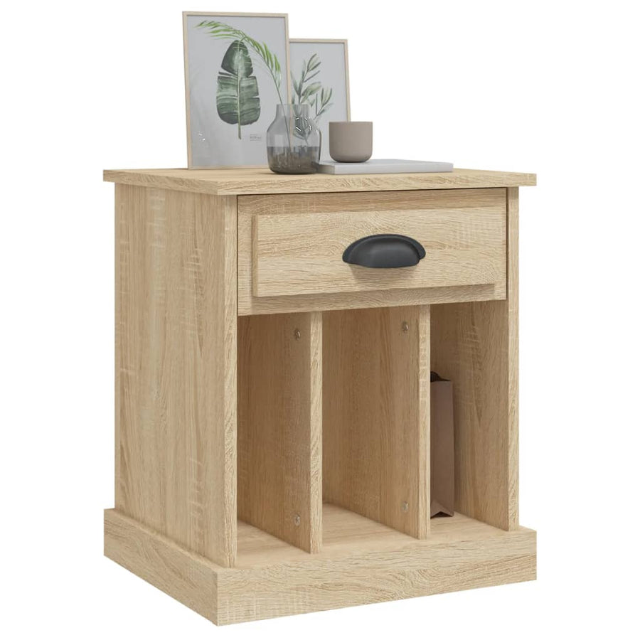 Nachtkastjes 2 St 43X36X50 Cm Sonoma Eikenkleurig