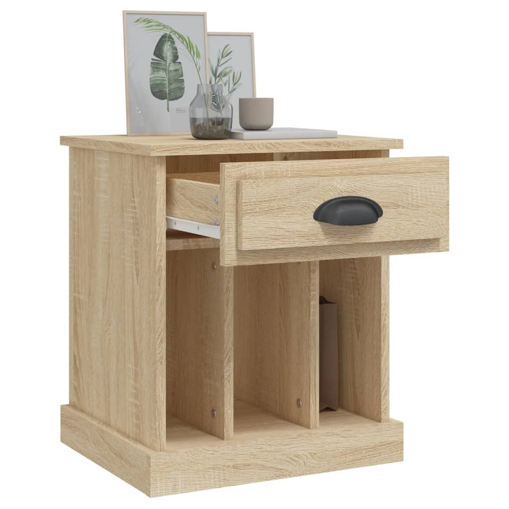 Nachtkastjes 2 St 43X36X50 Cm Sonoma Eikenkleurig