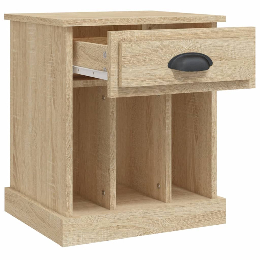 Nachtkastjes 2 St 43X36X50 Cm Sonoma Eikenkleurig