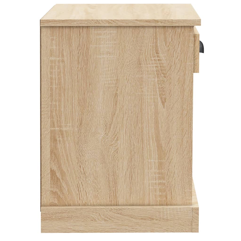 Nachtkastjes 2 St 43X36X50 Cm Sonoma Eikenkleurig