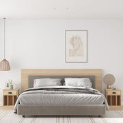 Bedside tables 2 pcs 43x36x50 cm Sonoma oak-coloured
