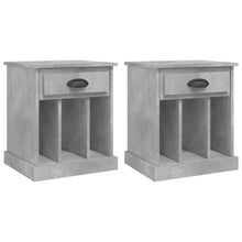 Nachtkastjes 2 St 43X36X50 Cm Betongrijs