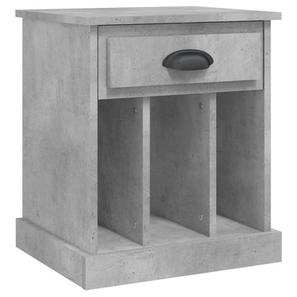 Nachtkastjes 2 St 43X36X50 Cm Betongrijs