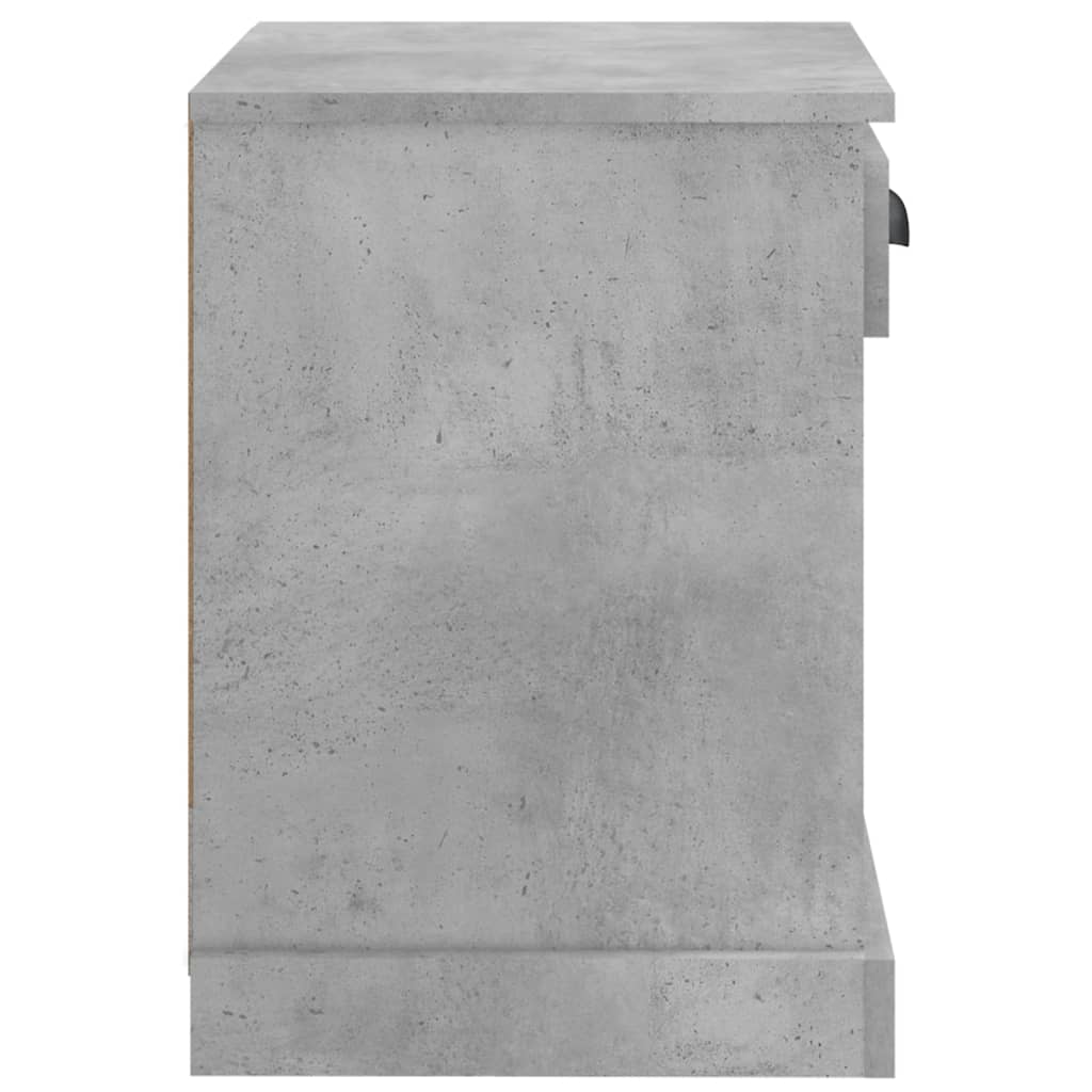 Nachtkastjes 2 St 43X36X50 Cm Betongrijs