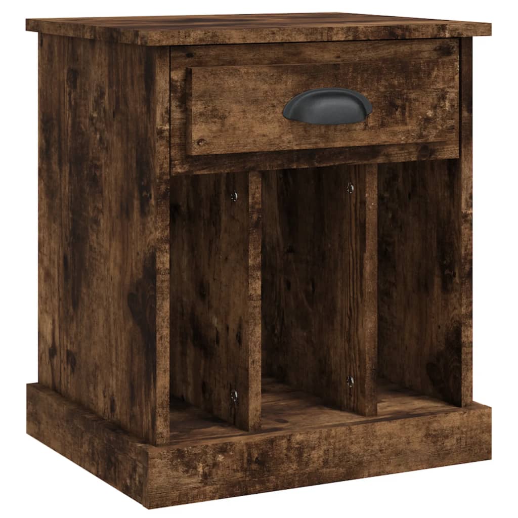Nachtkastjes 2 St 43X36X50 Cm Gerookt Eikenkleurig