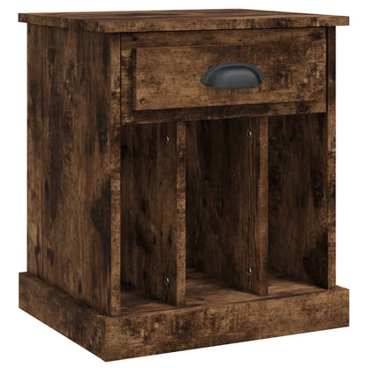 Nachtkastjes 2 St 43X36X50 Cm Gerookt Eikenkleurig