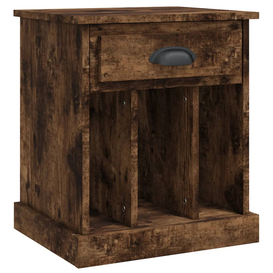 Nachtkastjes 2 St 43X36X50 Cm Gerookt Eikenkleurig