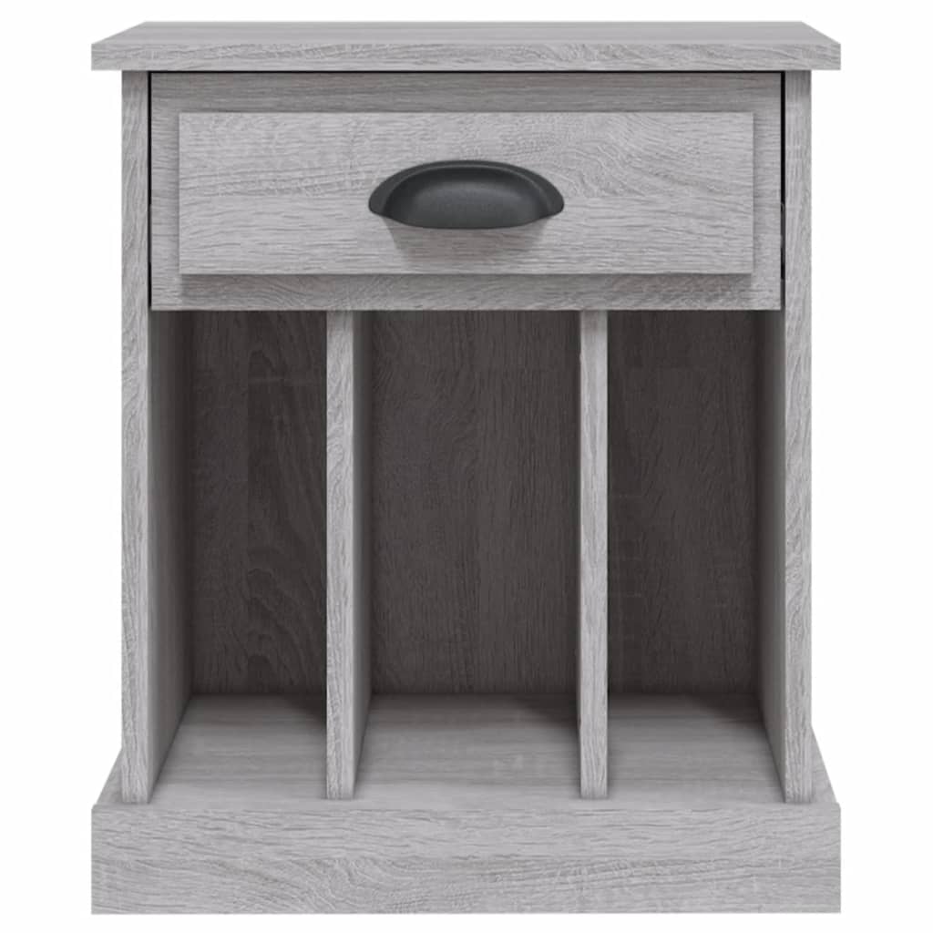 Nachtkastjes 2 St 43X36X50 Cm Grijs Sonoma Eikenkleurig