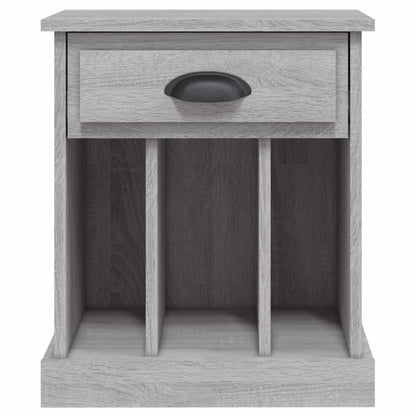 Nachtkastjes 2 St 43X36X50 Cm Grijs Sonoma Eikenkleurig