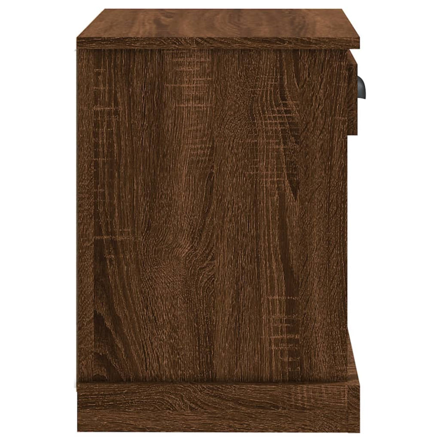 Nachtkastjes 2 St 43X36X50 Cm Bruin Eikenkleur