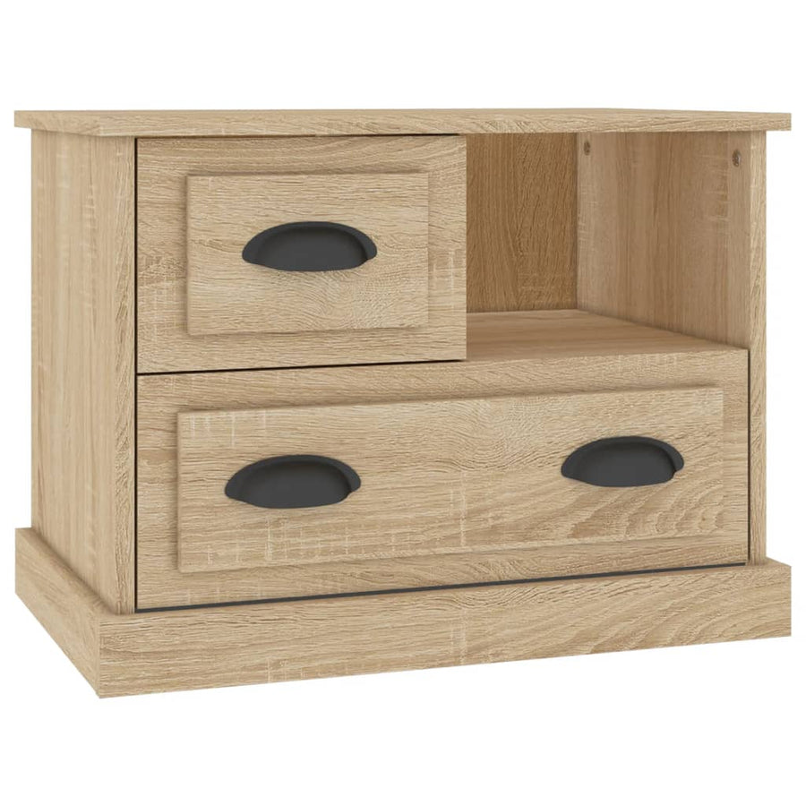 Nachtkastje 60X39X45 Cm Sonoma Eikenkleurig