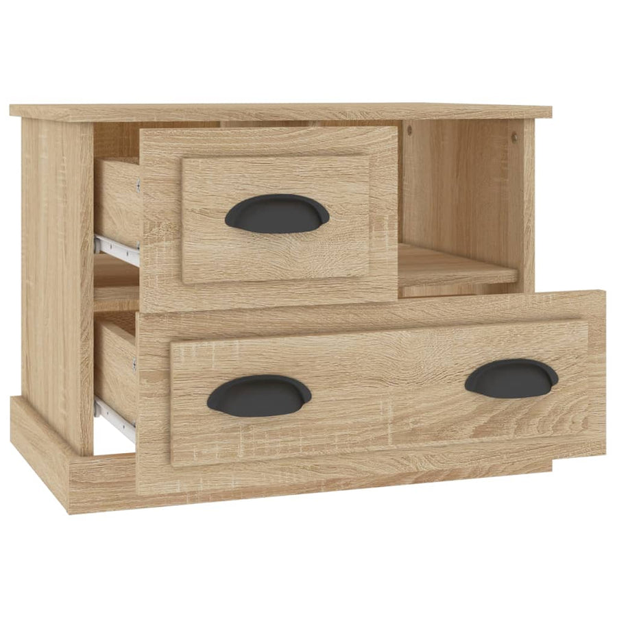Nachtkastje 60X39X45 Cm Sonoma Eikenkleurig
