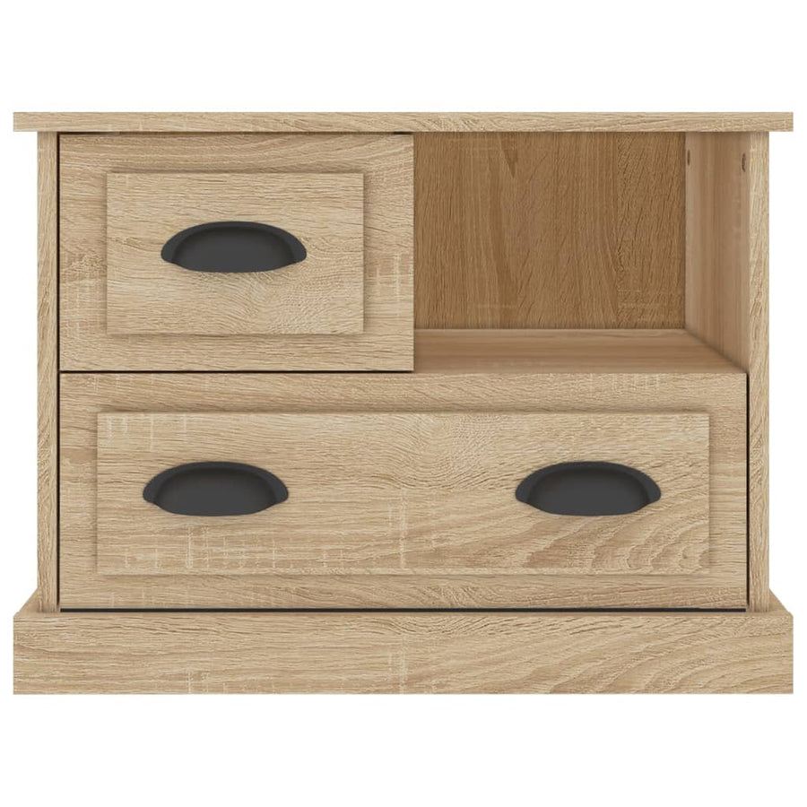 Nachtkastje 60X39X45 Cm Sonoma Eikenkleurig