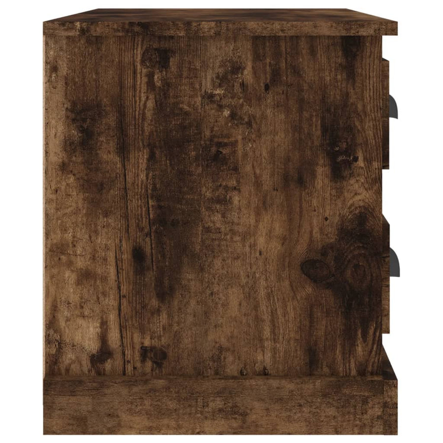 Nachtkastje 60X39X45 Cm Gerookt Eikenkleurig