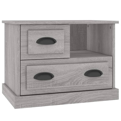 Nachtkastje 60X39X45 Cm Grijs Sonoma Eikenkleurig