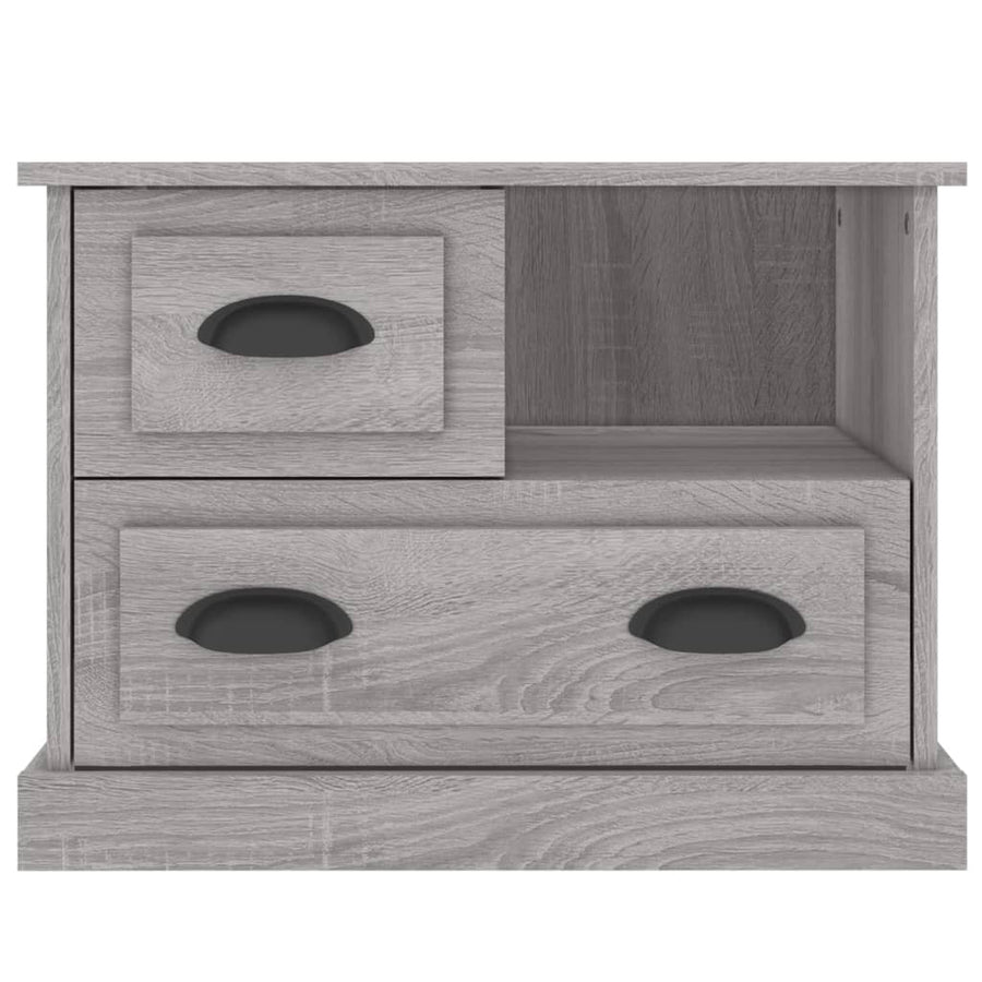 Nachtkastje 60X39X45 Cm Grijs Sonoma Eikenkleurig