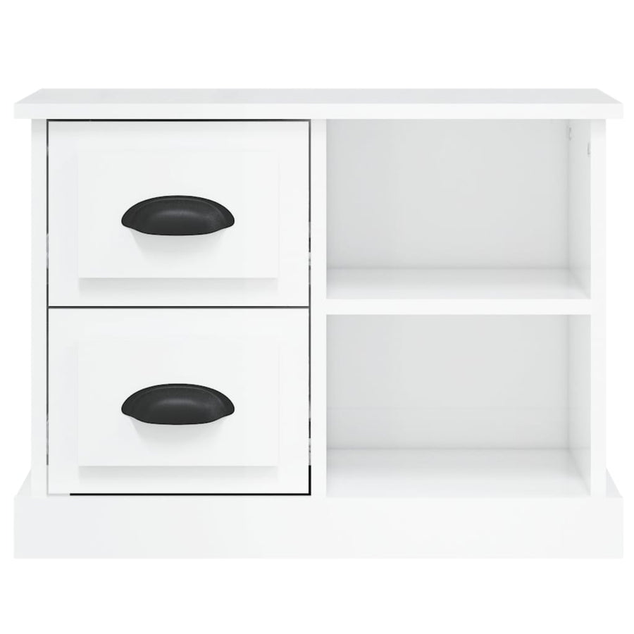 Nachtkastje 60X35,5X45 Cm Hoogglans Wit