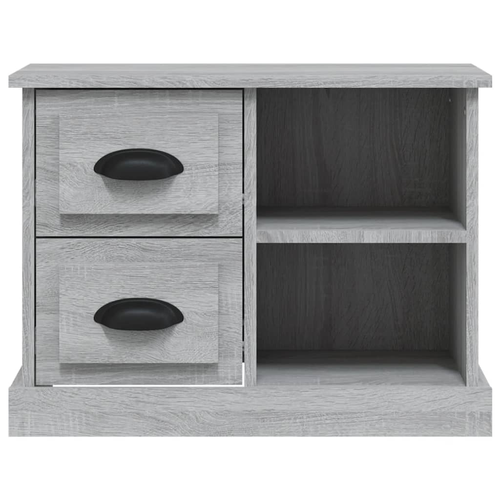 Nachtkastje 60X35,5X45 Cm Grijs Sonoma Eikenkleurig