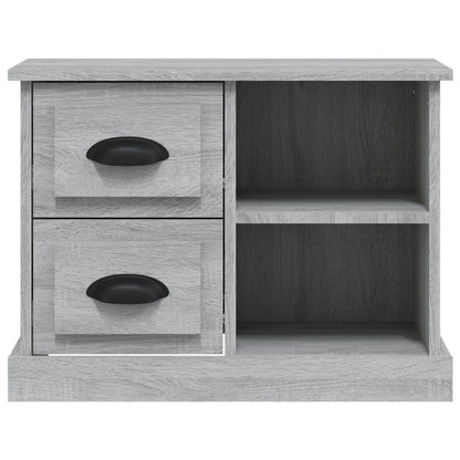 Nachtkastje 60X35,5X45 Cm Grijs Sonoma Eikenkleurig