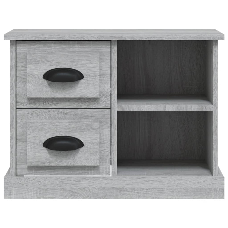 Nachtkastje 60X35,5X45 Cm Grijs Sonoma Eikenkleurig