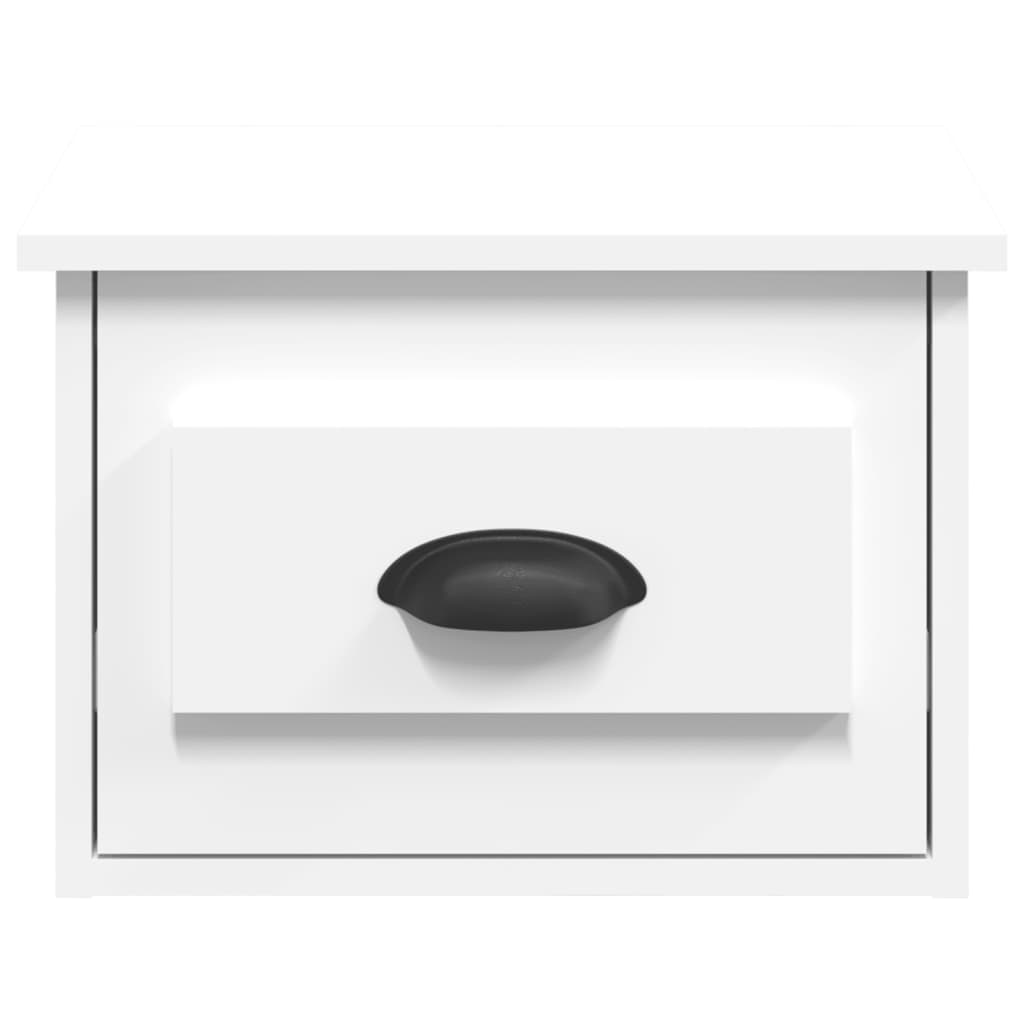 Nachtkastje Wandgemonteerd 41,5X36X28 Cm Wit