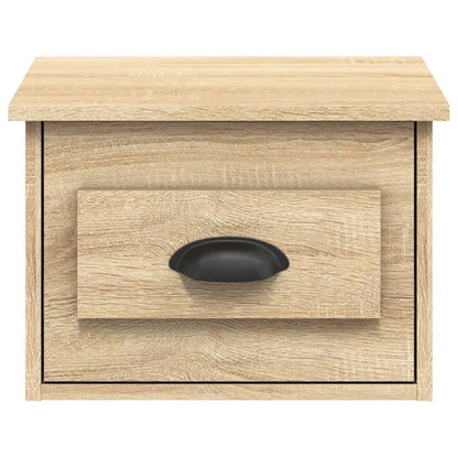 Nachtkastje Wandgemonteerd 41,5X36X28 Cm Sonoma Eikenkleurig