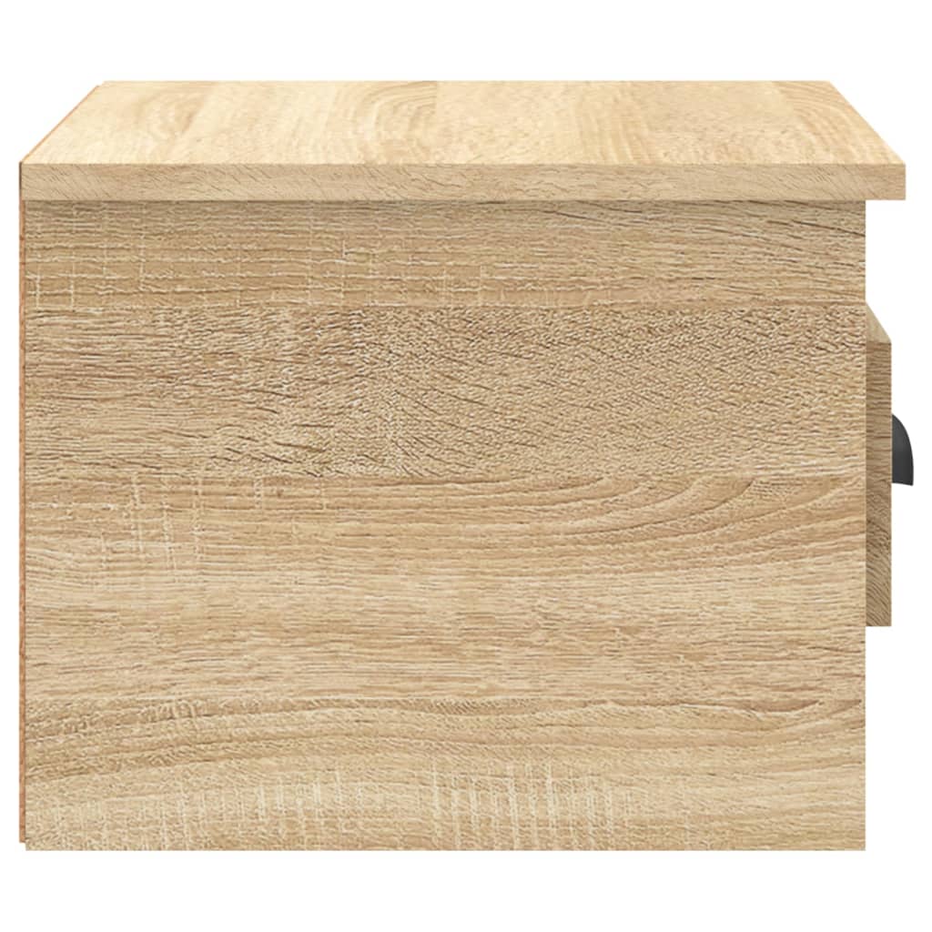 Nachtkastje Wandgemonteerd 41,5X36X28 Cm Sonoma Eikenkleurig
