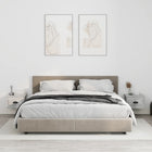 Bedside tables 2 pcs wall-mounted 41.5x36x28 cm concrete grey