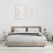 Bedside tables 2 pcs wall-mounted 41.5x36x28 cm concrete grey