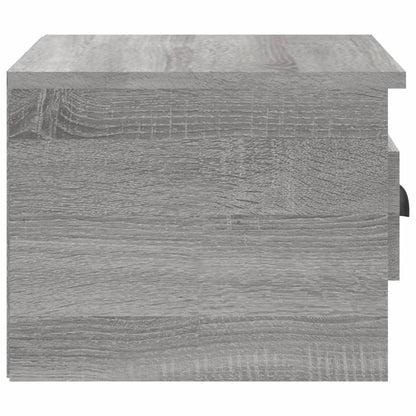 Nachtkastje Wandgemonteerd 41,5X36X28 Cm Grijs Sonoma Eiken