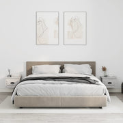Nightstands 2 pcs wall-mounted 41.5x36x28 cm grey sonoma