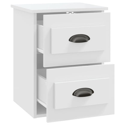 Nachtkastjes 2 St Wandgemonteerd 41,5X36X53 Cm Wit