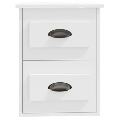 Nachtkastjes 2 St Wandgemonteerd 41,5X36X53 Cm Wit