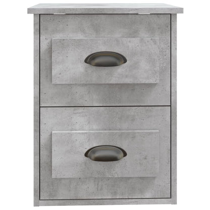 Nachtkastjes 2 St Wandgemonteerd 41,5X36X53 Cm Betongrijs