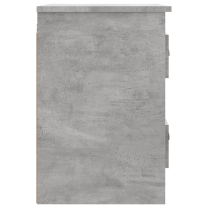 Nachtkastjes 2 St Wandgemonteerd 41,5X36X53 Cm Betongrijs
