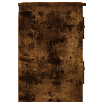 Nachtkastje Wandgemonteerd 41,5X36X53 Cm Gerookt Eikenkleurig