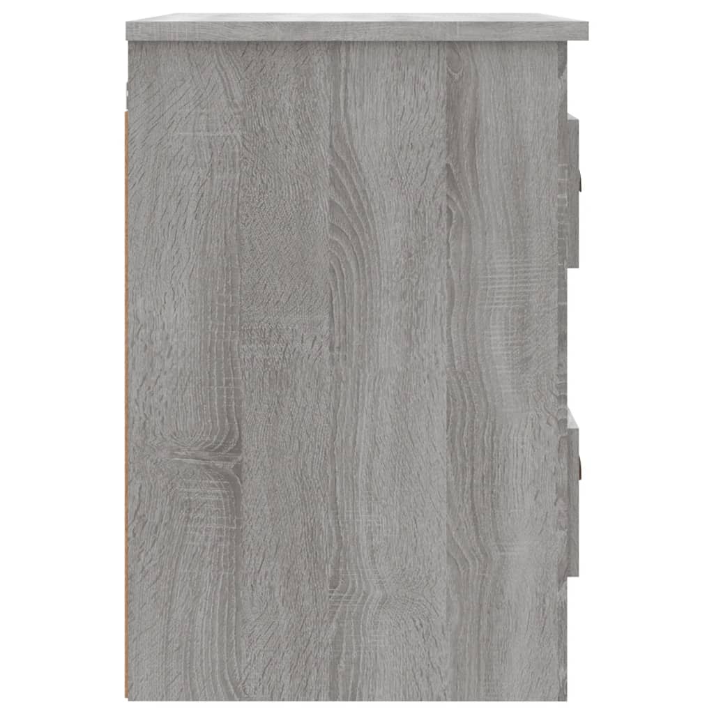 Nachtkastjes 2 St Wandgemonteerd 41,5X36X53 Cm Grijs Sonoma