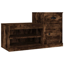 Schoenenkast 100X42X60 Cm Bewerkt Hout Gerookt Eikenkleurig