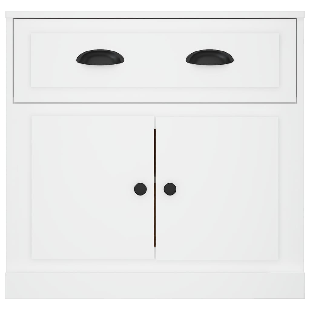 Dressoir 70X35,5X67,5 Cm Bewerkt Hout Wit