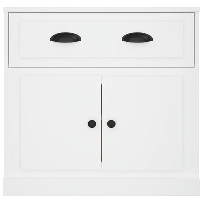 Dressoir 70X35,5X67,5 Cm Bewerkt Hout Wit