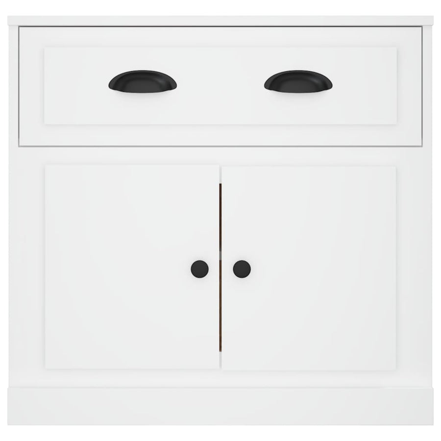 Dressoir 70X35,5X67,5 Cm Bewerkt Hout Wit