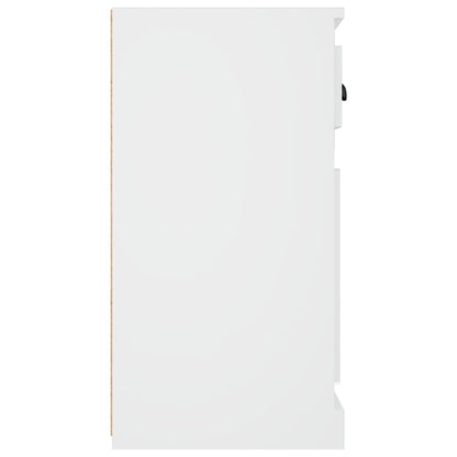 Dressoir 70X35,5X67,5 Cm Bewerkt Hout Wit