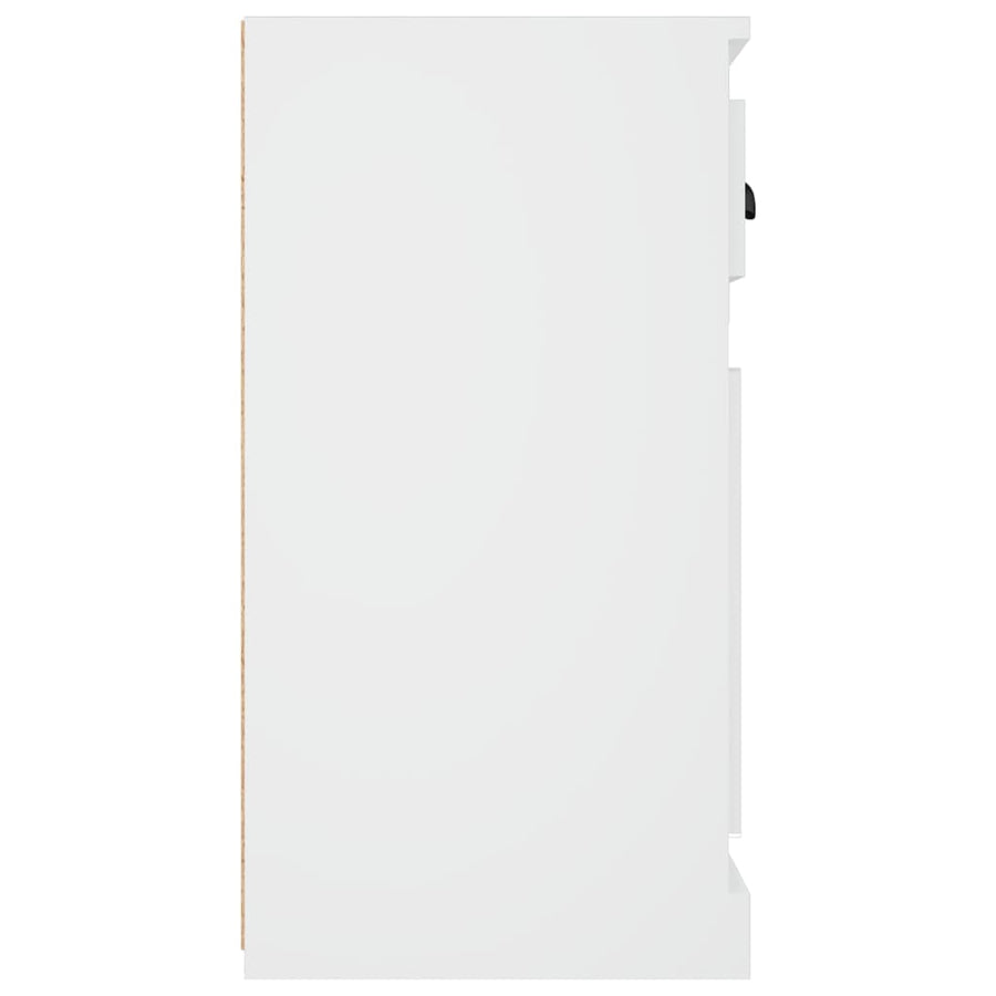 Dressoir 70X35,5X67,5 Cm Bewerkt Hout Wit