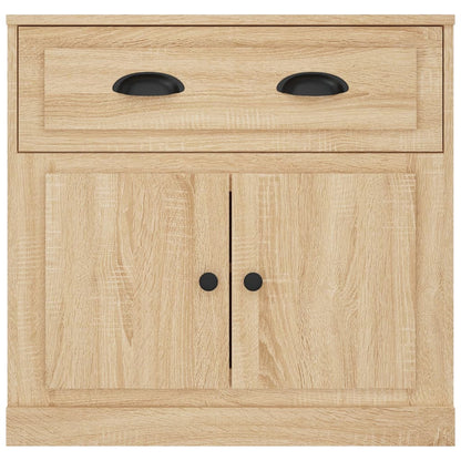 Dressoir 70X35,5X67,5 Cm Bewerkt Hout Kleurig Sonoma eiken