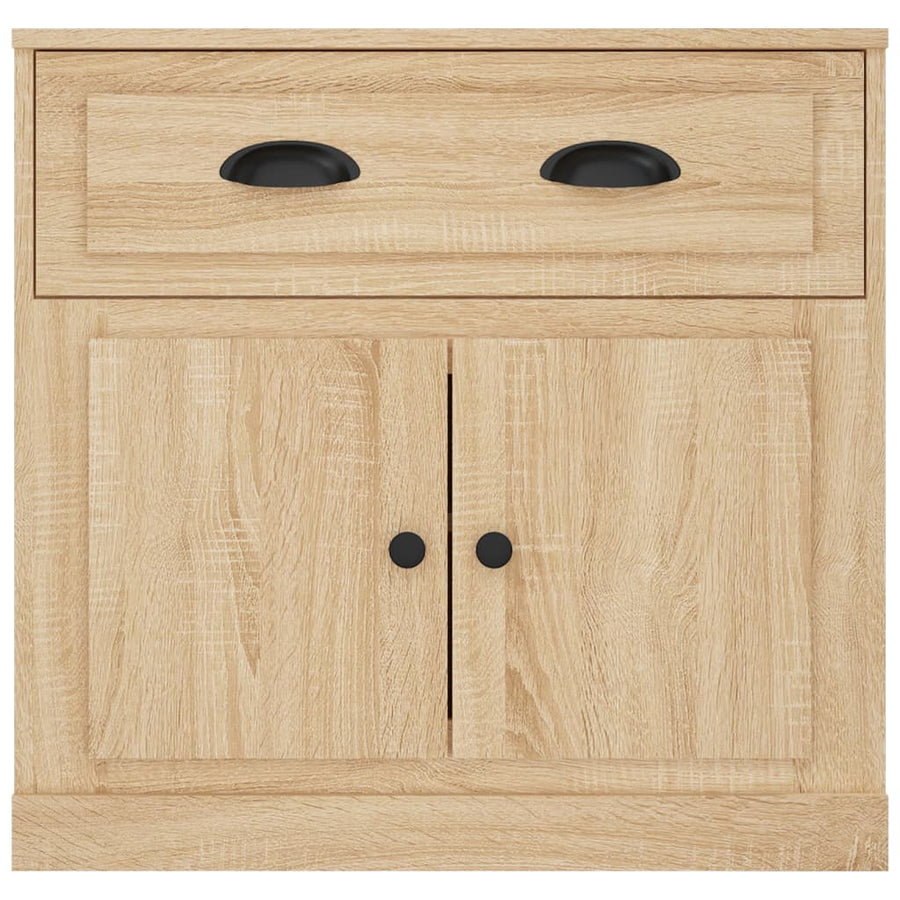 Dressoir 70X35,5X67,5 Cm Bewerkt Hout Kleurig Sonoma eiken
