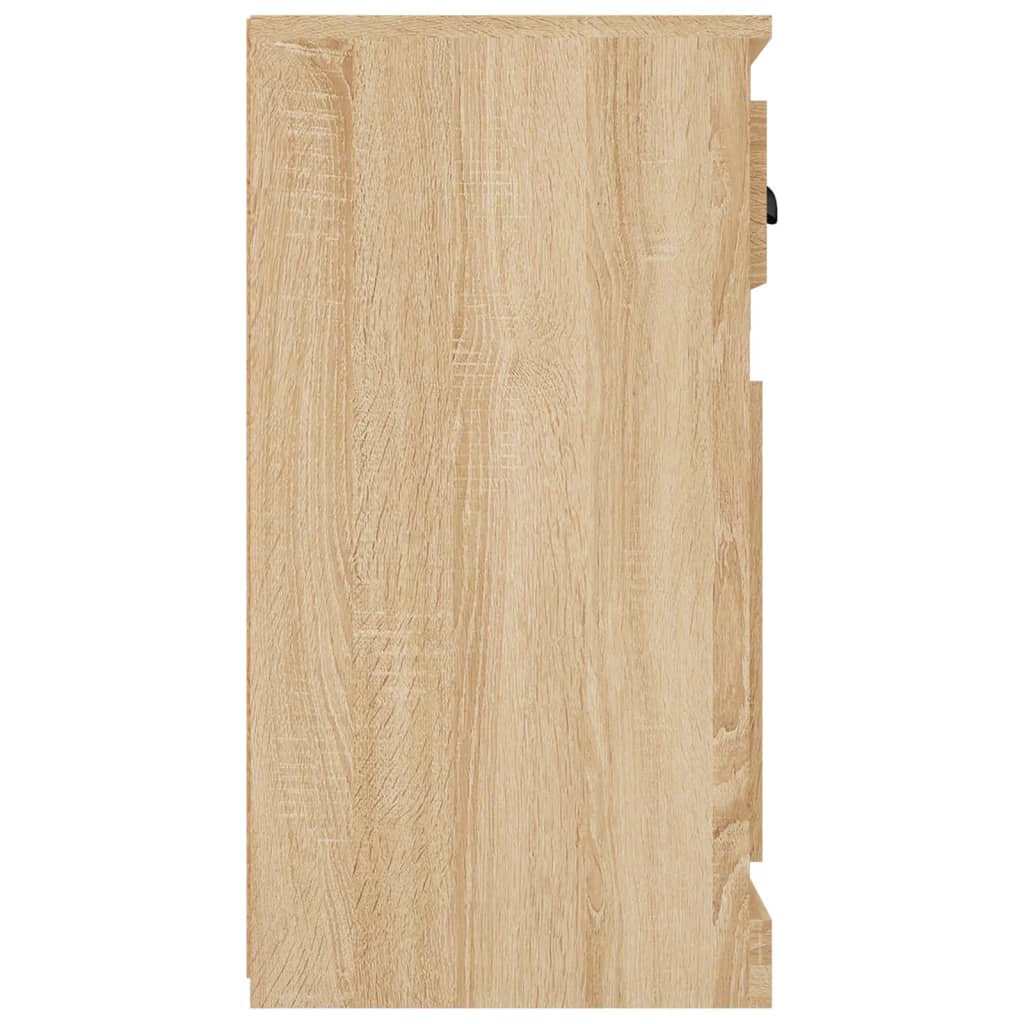 Dressoir 70X35,5X67,5 Cm Bewerkt Hout Kleurig Sonoma eiken
