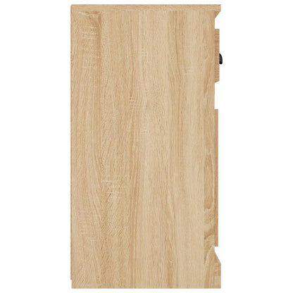 Dressoir 70X35,5X67,5 Cm Bewerkt Hout Kleurig Sonoma eiken