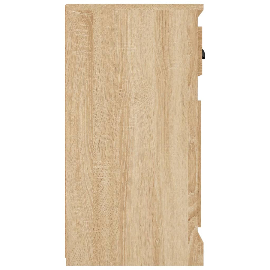 Dressoir 70X35,5X67,5 Cm Bewerkt Hout Kleurig Sonoma eiken