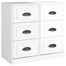 Dressoir 70X35X67,5 Cm Bewerkt Hout Hoogglans Wit