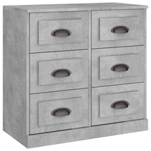 Dressoir 70X35,5X67,5 Cm Bewerkt Hout Betongrijs